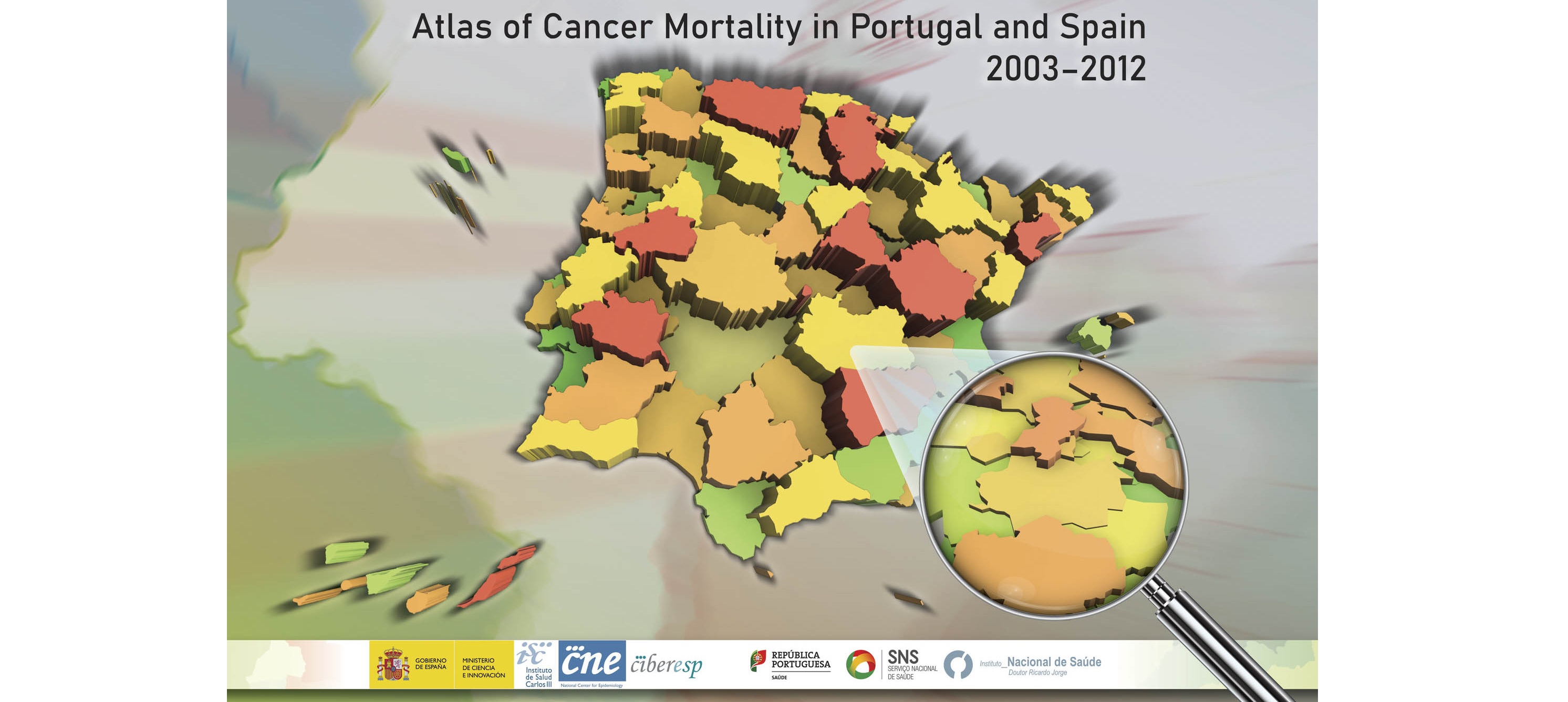 El Atlas de Mortalidad por Cáncer en Portugal y España muestra patrones de riesgo compartidos