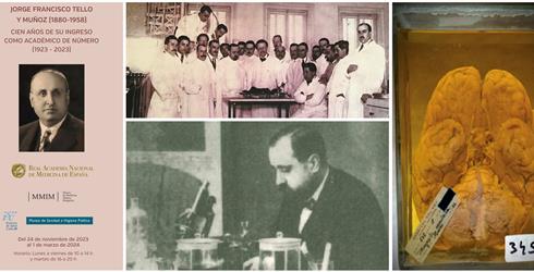 El Museo de Sanidad del ISCIII participa en una exposición de la Real Academia de Medicina sobre Jorge Francisco Tello